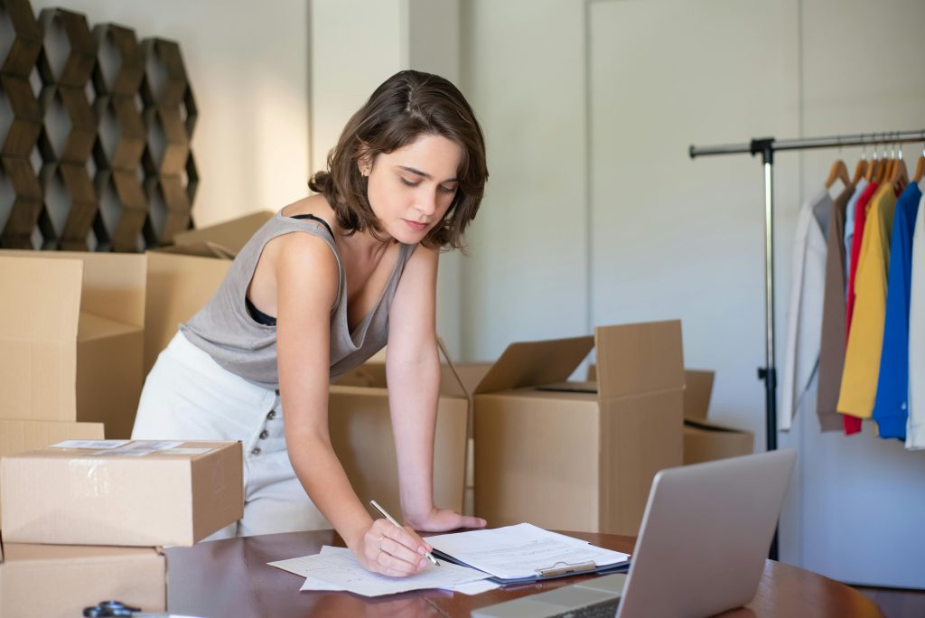 Business woman navigating divorce